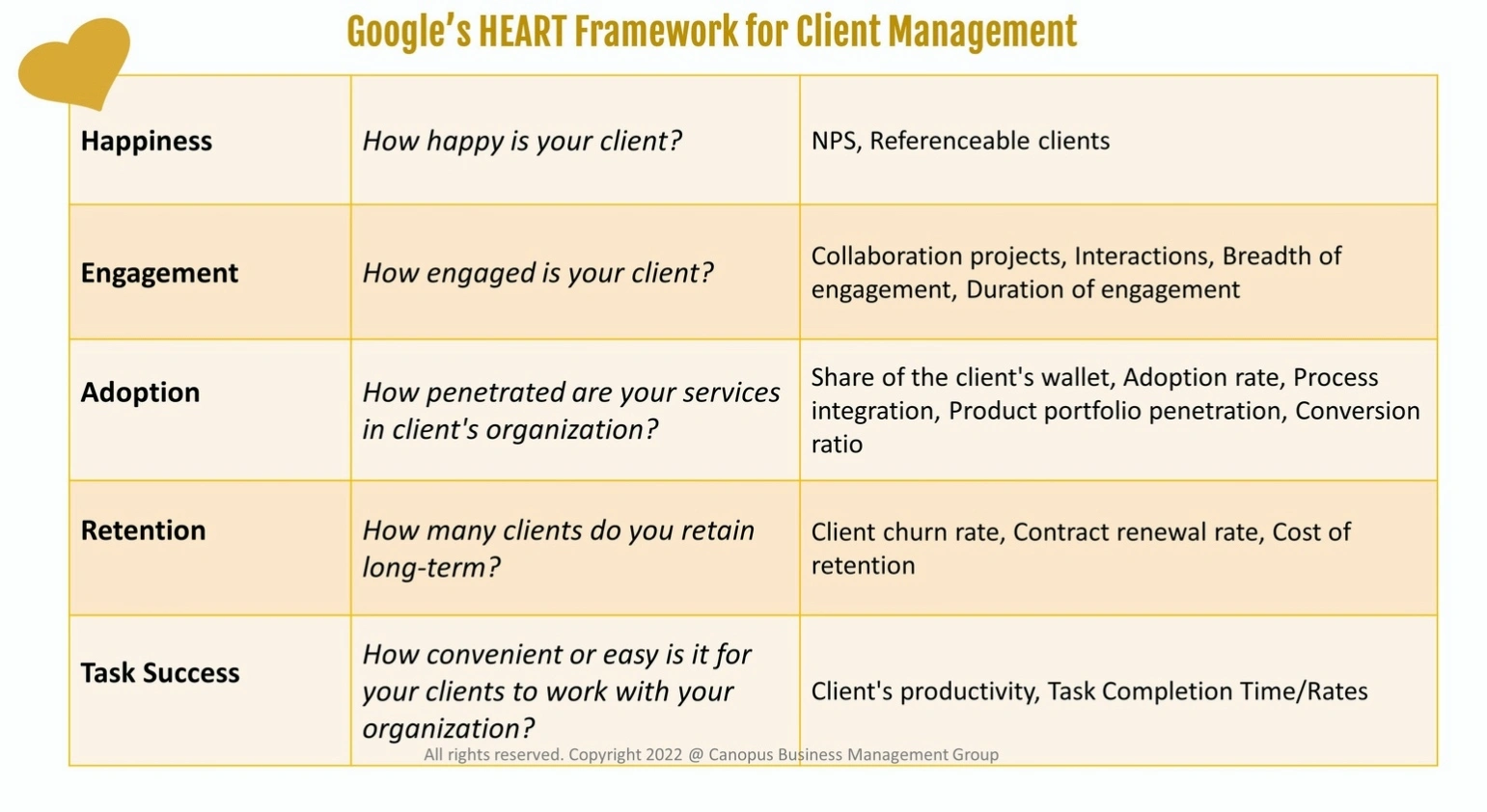 Professional B2B client management session